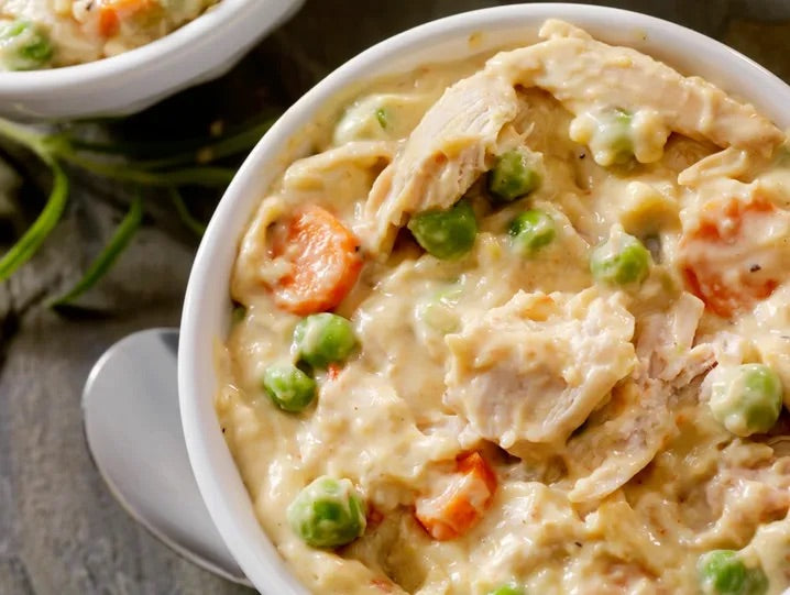 Crustless Chicken Pot Pie